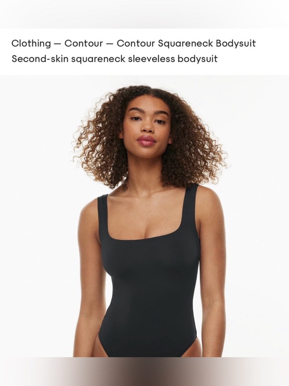 Babaton Square Neck Bodysuit